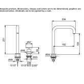 2-hole countertop washbasin tap Billinge