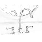 Classic, 3-hole washbasin tap Solarino