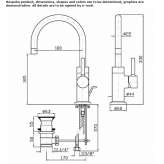 Single-lever washbasin faucet Byram