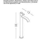 Single-lever countertop washbasin tap Eext