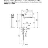 1-hole countertop washbasin tap Zoppola