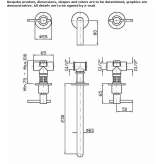 3-hole stainless steel washbasin tap with aerator Nidzica