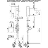 Infrared countertop washbasin faucet Gaegelow