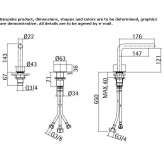 2-hole countertop washbasin tap Etucuaro