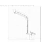 1-hole chrome-plated brass washbasin tap on countertop Macapo