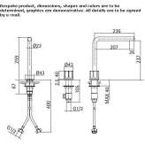 3-hole washbasin tap Mislata