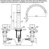 3-hole washbasin tap Joppolo