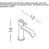 Single-lever countertop washbasin tap Eext