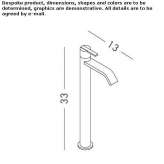 Single-lever countertop washbasin tap Eext