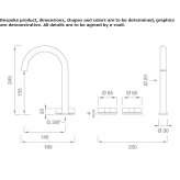 3-hole washbasin tap with adjustable spout Suruc