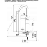 Single-lever washbasin tap Nexpan