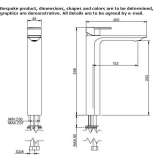 Single-lever countertop washbasin tap Allegan