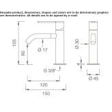 Deck mounted cold water shut-off valve with swivel spout Hoshcha