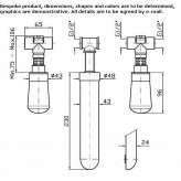 3-hole wall-mounted washbasin tap Beznea