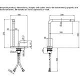 Countertop washbasin tap Cona