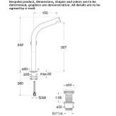 Single-lever, 1-hole washbasin faucet Pliska