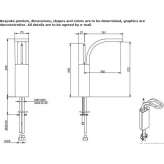 1-hole, brass countertop washbasin faucet Moras