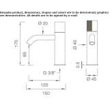 1-hole stainless steel basin tap Schladen