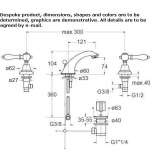 Countertop washbasin tap with single rosettes Marmion