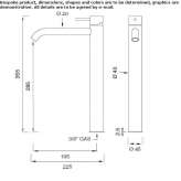 1-hole washbasin tap Anaya