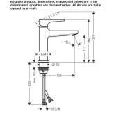 Single-lever countertop washbasin tap Ceton