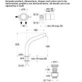 2-hole single-lever basin tap in stainless steel Pliska