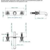 Wall-mounted washbasin tap Uthleben