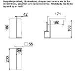 Countertop washbasin tap, single-lever, 1-hole Kandira