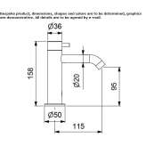 Infrared electronic washbasin faucet made of stainless steel Dualchi