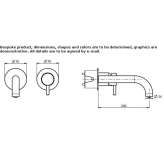 Wall-mounted washbasin tap with flow limiter Breo