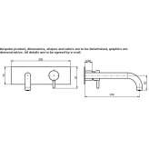 Wall-mounted washbasin tap with flow limiter Breo