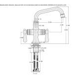 1-hole brass countertop washbasin faucet Mordy