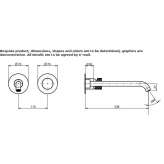 2-hole washbasin tap with flow limiter Berkum