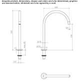 2-hole countertop washbasin tap Camardi