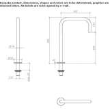 2-hole countertop washbasin tap Camardi