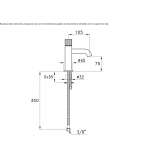 1-hole countertop washbasin tap Peshkovo