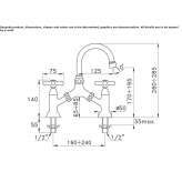 2-hole bridge mixer Okemos