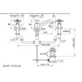 3-hole washbasin tap Benimodo