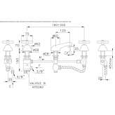 3-hole washbasin tap Okemos