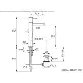 1-hole washbasin tap Coromoro