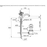 1-hole washbasin tap Benimodo