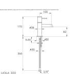 Single-lever washbasin tap Coromoro