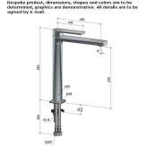 Bateria umywalkowa nablatowa 1-otworowa Tomra