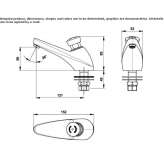 Single deck mounted faucet Strasice