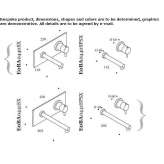 Wall-mounted washbasin tap Stacy