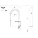 2-hole single-lever washbasin faucet Padulle