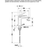 Countertop washbasin tap, single-lever, 1-hole Ruzic