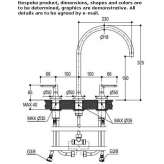 3-hole countertop washbasin tap Fundulea