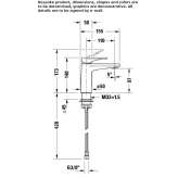 Countertop washbasin tap, single-lever, 1-hole Ruzic