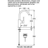 Single-lever countertop washbasin tap Irolo